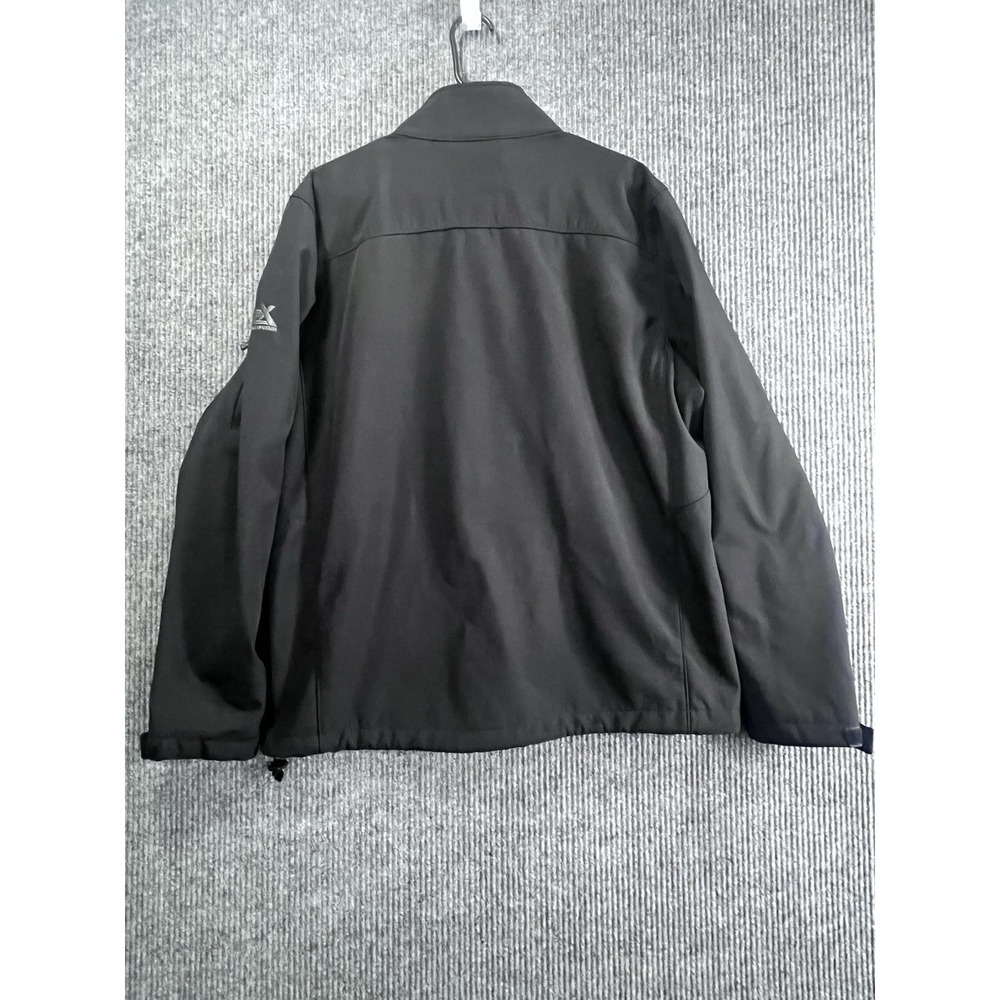 ZeroXposur Mens Water Resistant Black Jacket QS2400 Softshell Windbreaker XL - Picture 4 of 7